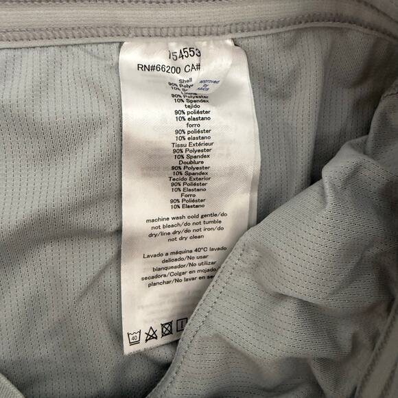 ASICS Womens Running Activewear Shorts Solid Mid Grey Heather Size Large - Picture 4 of 9